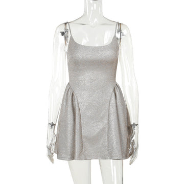 Glitter Glow Skater Dress